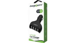 Chargeworx 4 USB Port Car Charger