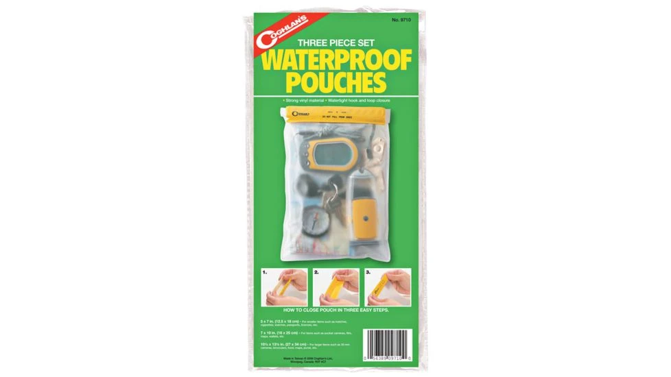 Coghlans Waterproof Pouches 3pk - Image 2