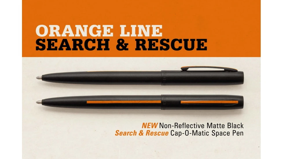 Fisher Space Pen Non-Reflective Search & Rescue Cap-O-Matic Space Pen - Image 3