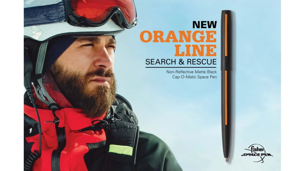 Fisher Space Pen Non-Reflective Search & Rescue Cap-O-Matic Space Pen - Image 8