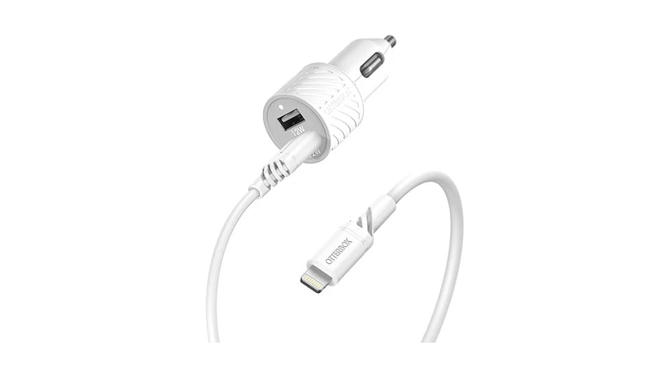 OtterBox Lightning To USB-A Car Charging Kit - Standard 1m