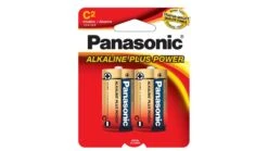 Panasonic Alkaline Size C Plus Power Batteries - Pack