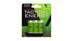 Viridian Weapon Technologies Tactical Energy+ CR123A Lithium Battery - 3-Pack